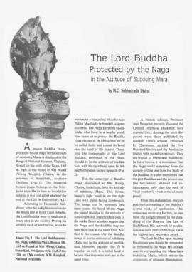 The Lord Buddha Protected by the Naga in the Attitude of Subduing Mara